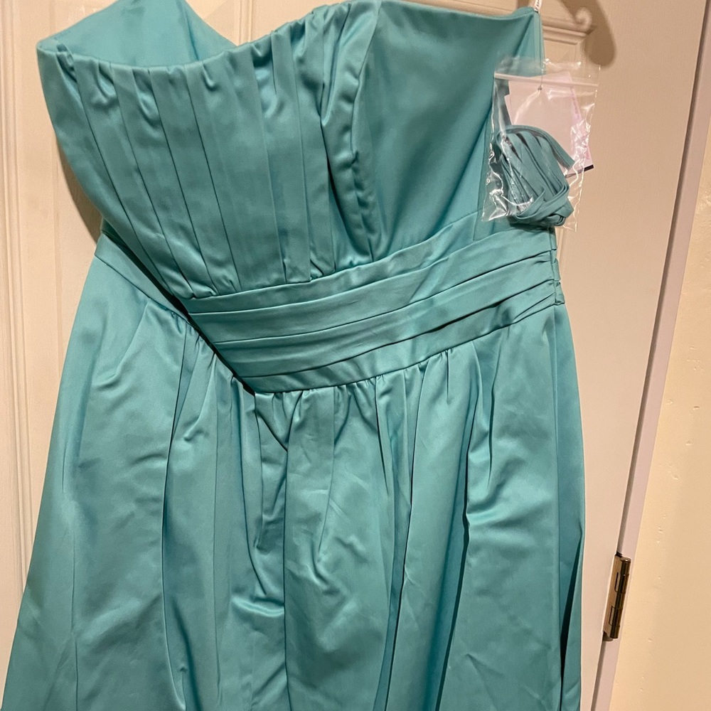 David’s Bridal Strapless Dress, new